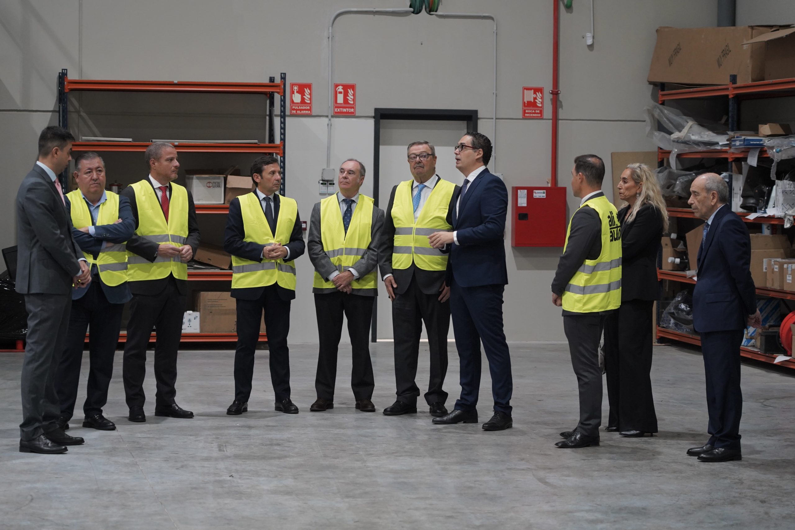 Detalle del nuevo centro logístico de Aliauto