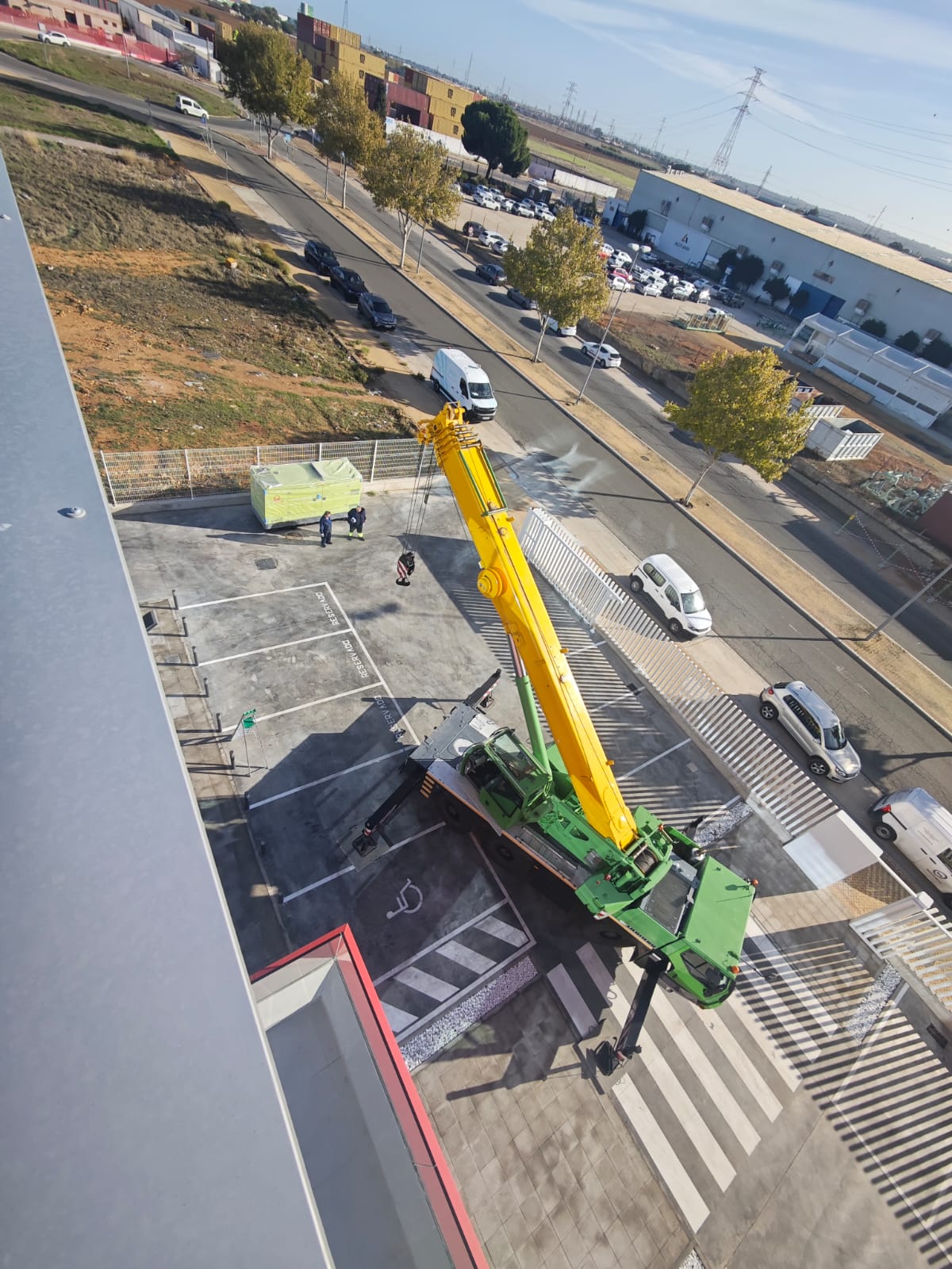Instalación del grupo electrógeno de respaldo