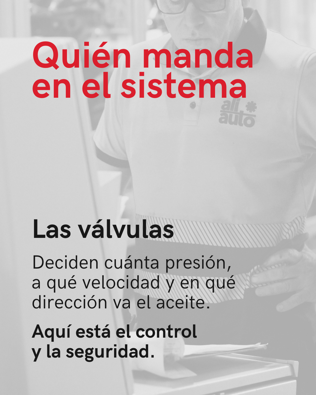 Sistema hidráulico: válvulas y control del caudal