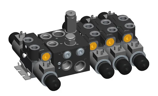 Distribuidor hidráulico modular