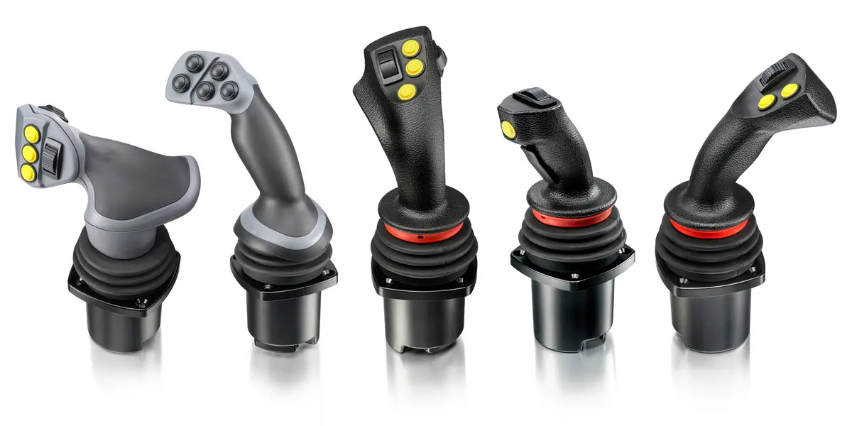 Joysticks electrohidráulicos maquinaria móvil Aliauto