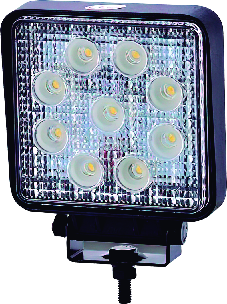 Faro de trabajo LED cuadrado Electricgest vehículo industrial maquinaria
