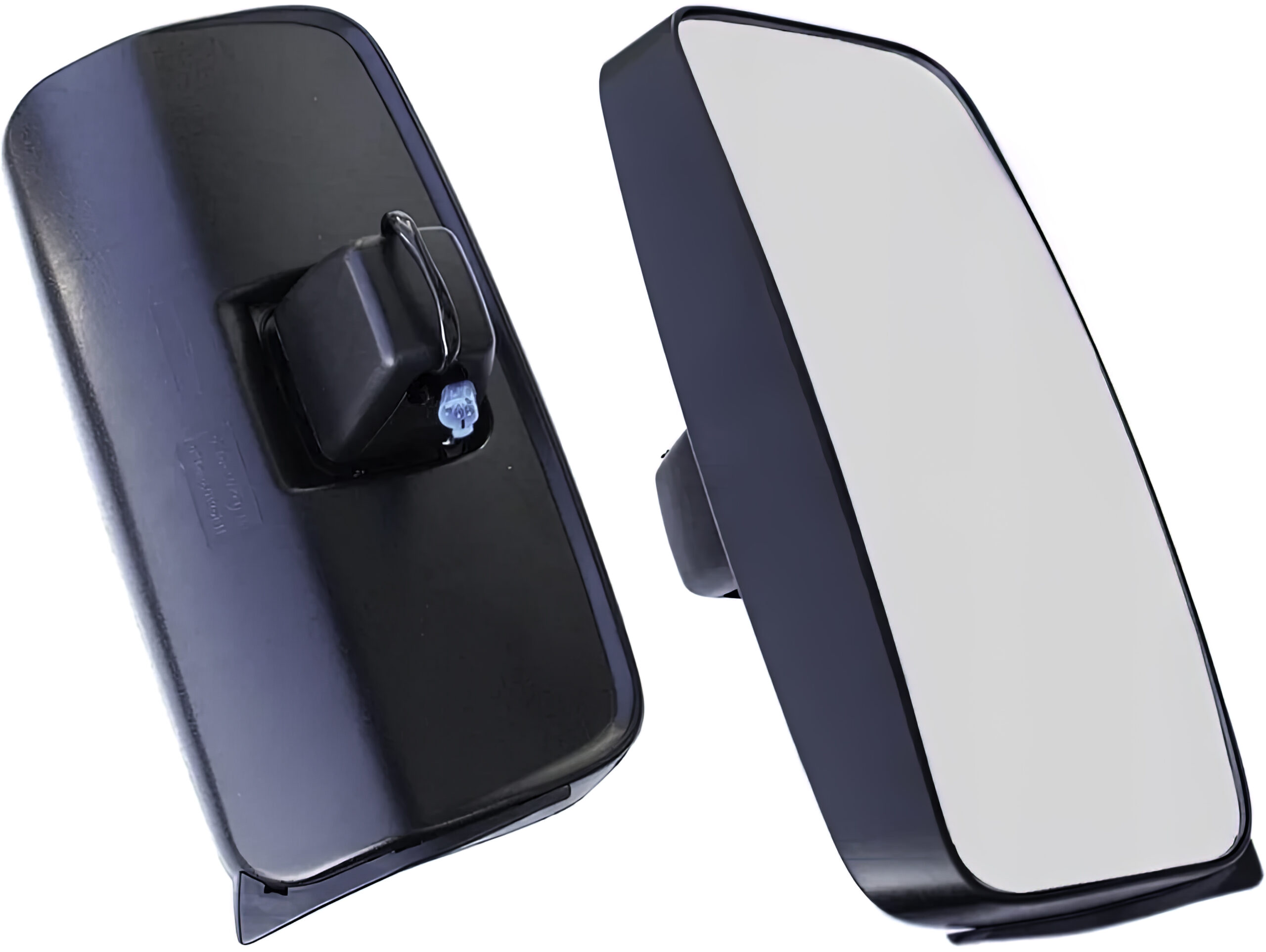 Cabezal retrovisor exterior rectangular carcasa negra Partsgest