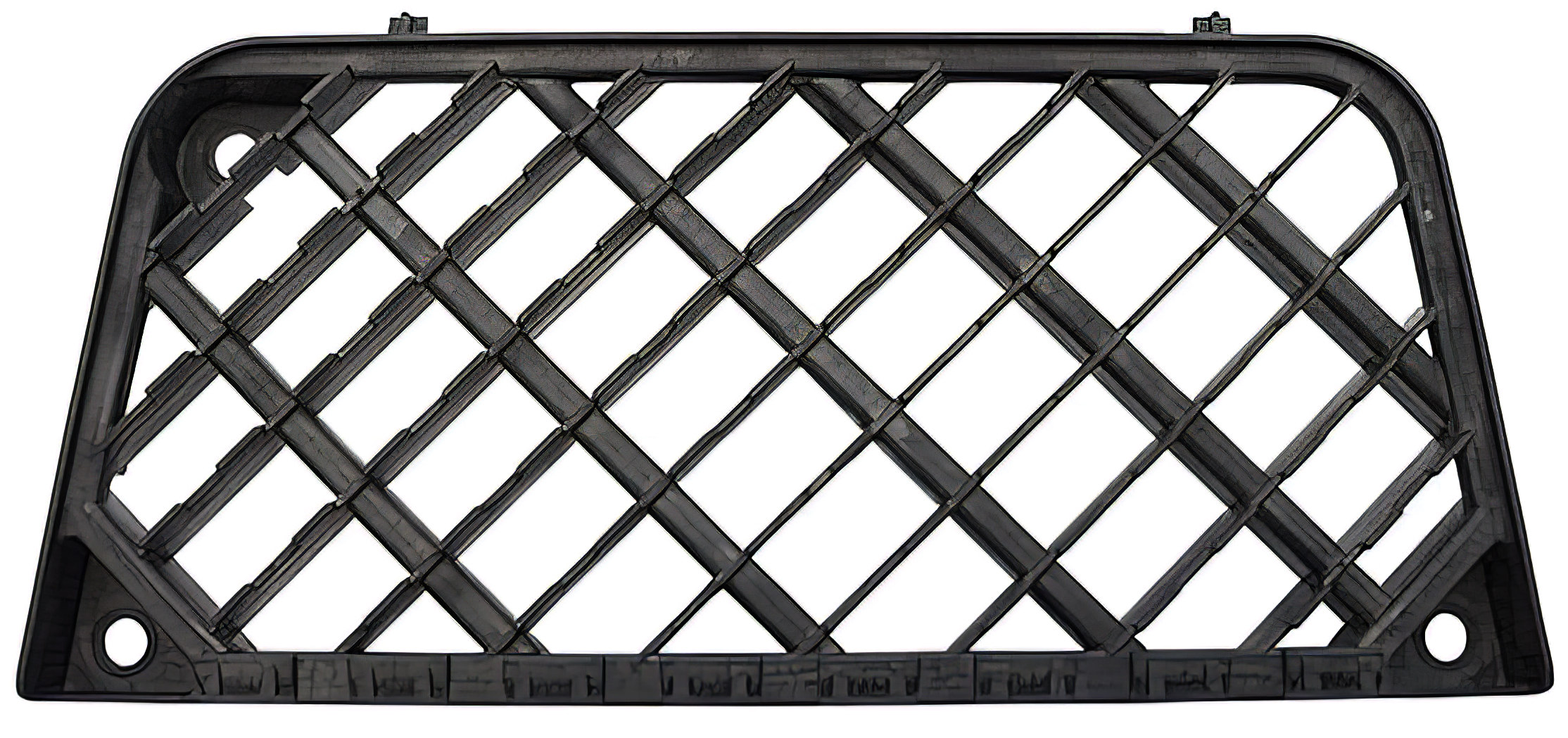 Rejilla plástica negra carrocería trama diagonal Partsgest