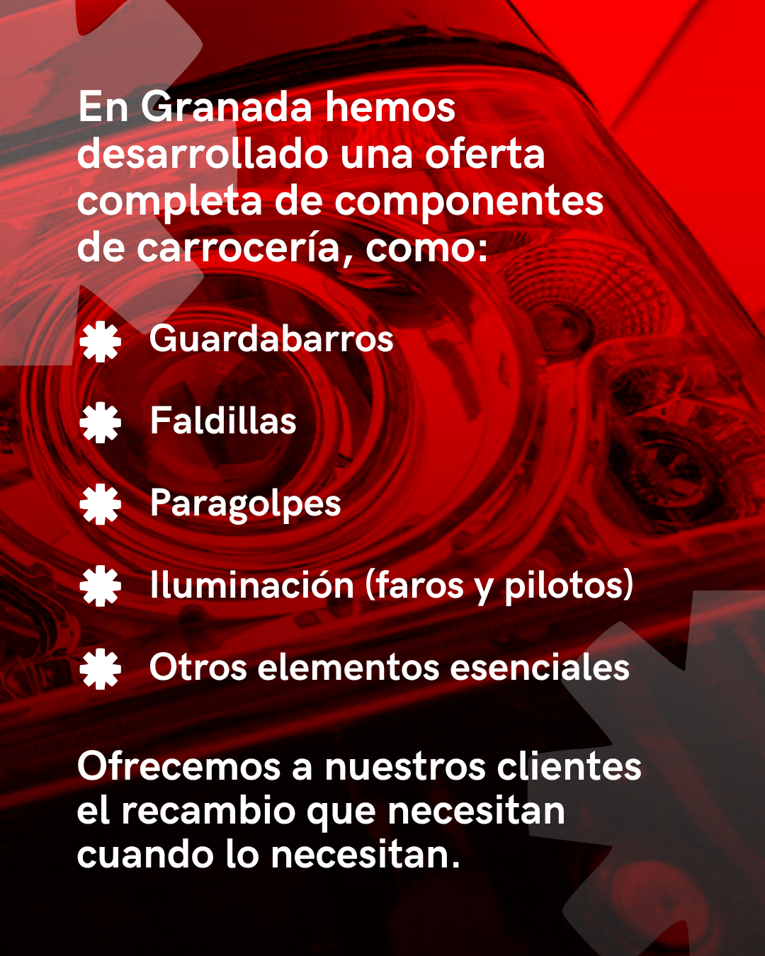 Aliauto Granada componentes