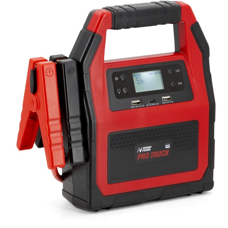GYS Nomad Power Pro Truck booster litio 12V 24V camión vehículo industrial