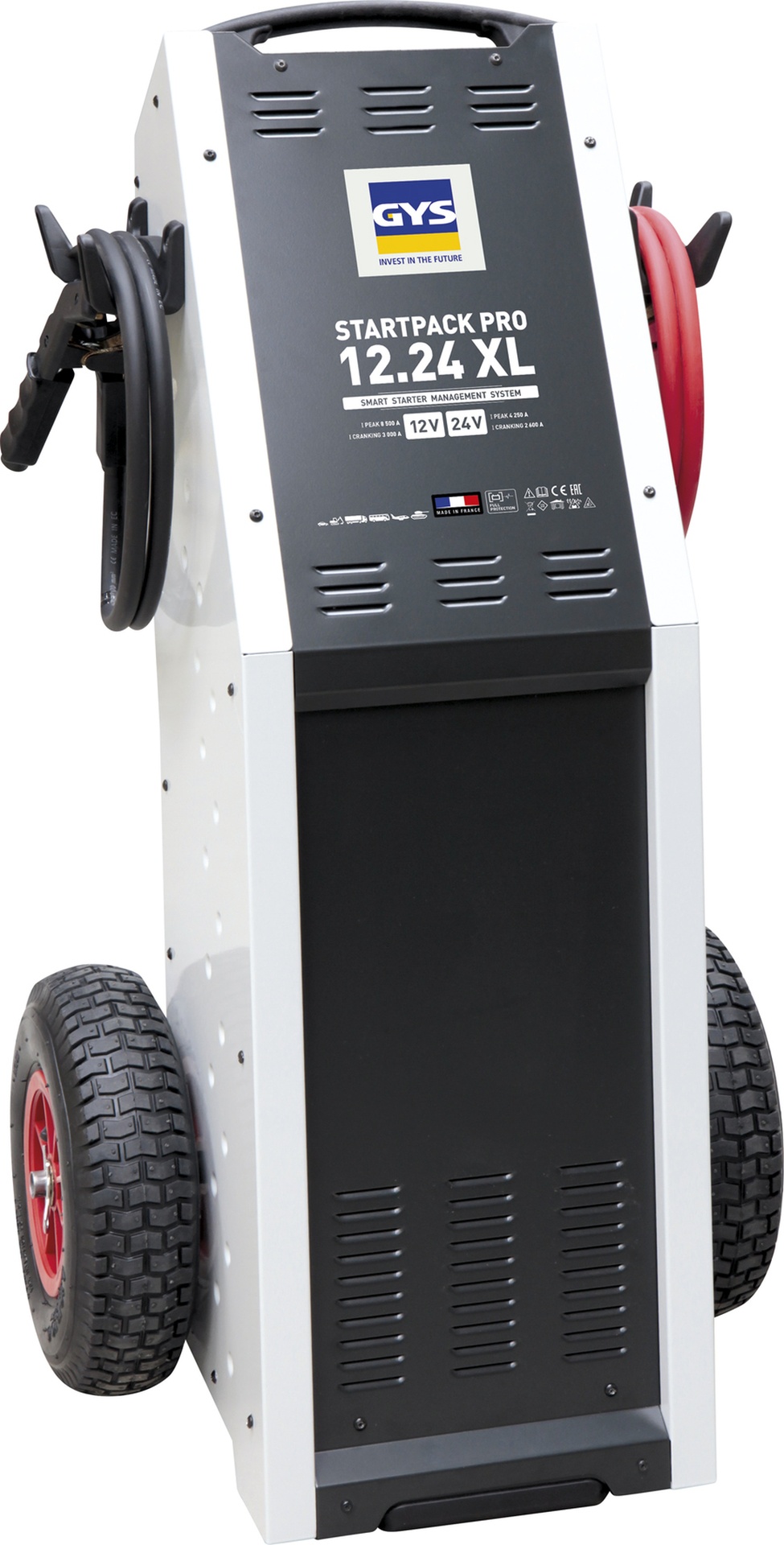 GYS Startpack Pro 12.24 XL booster profesional 12V 24V 8500A maquinaria pesada