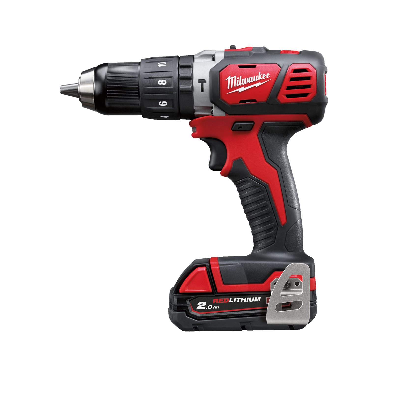 Taladro de percusión compacto Milwaukee M18 BPD-202C herramienta batería