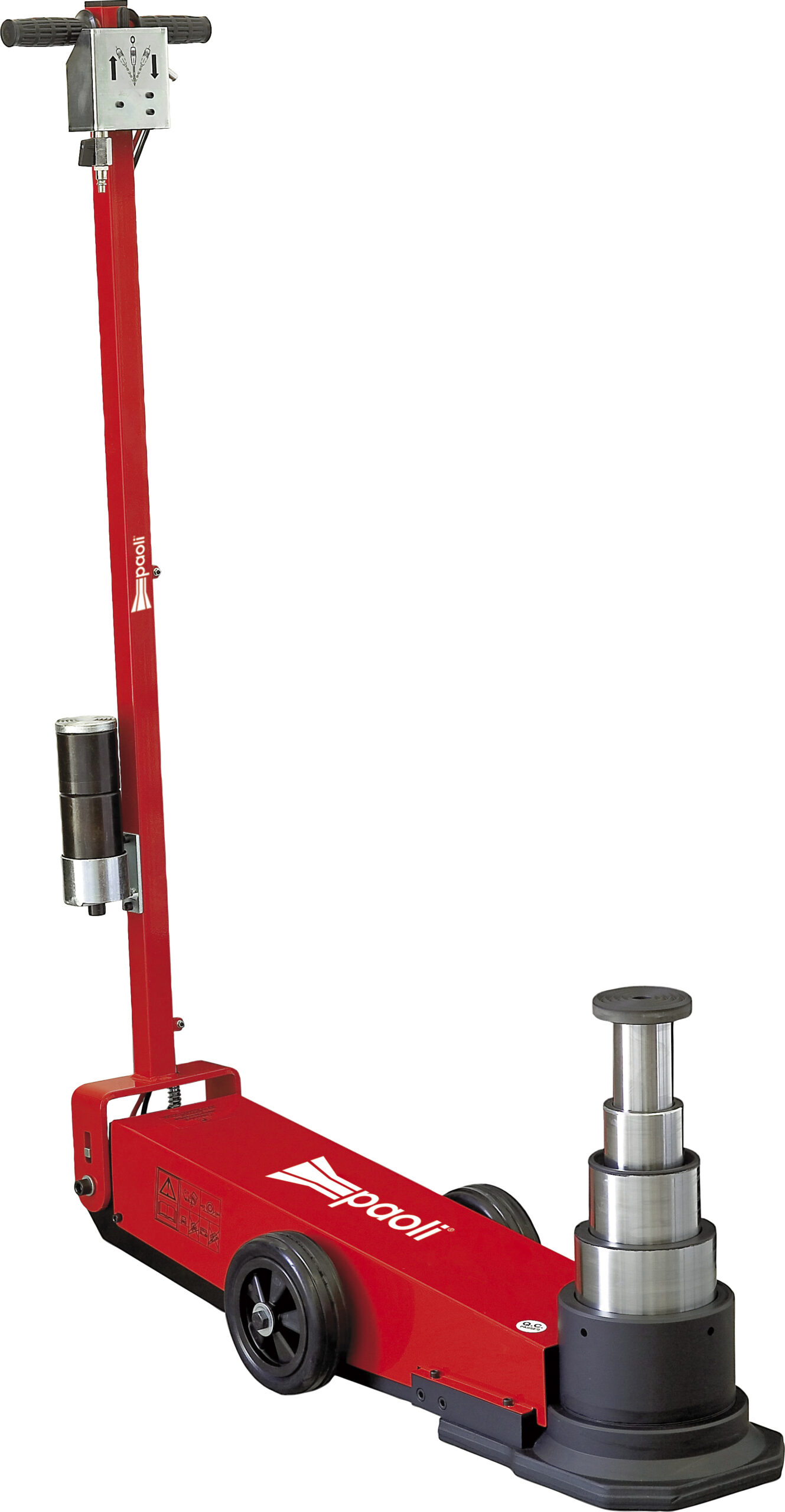 Gato óleo neumático Paoli DPLIFT 836 N 80 toneladas taller vehículo industrial pesado