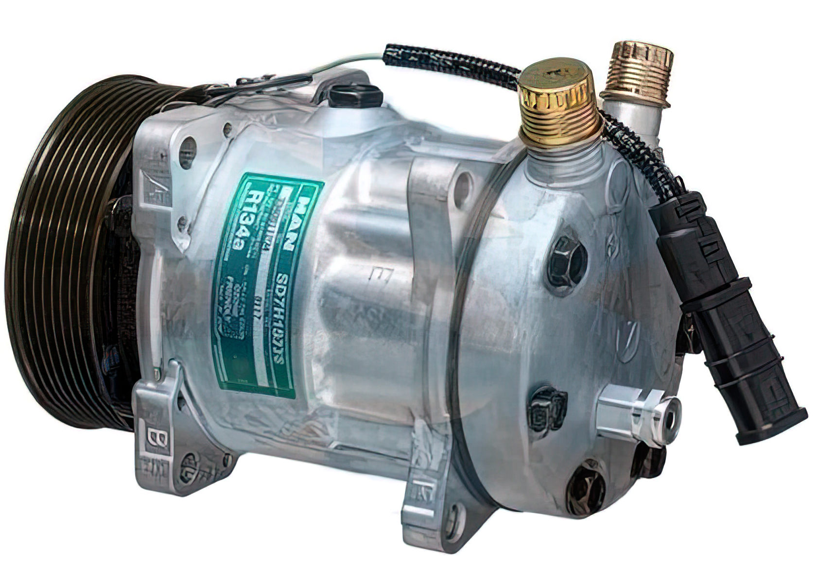 Compresor de aire acondicionado SD7H15 MAN vehículo industrial