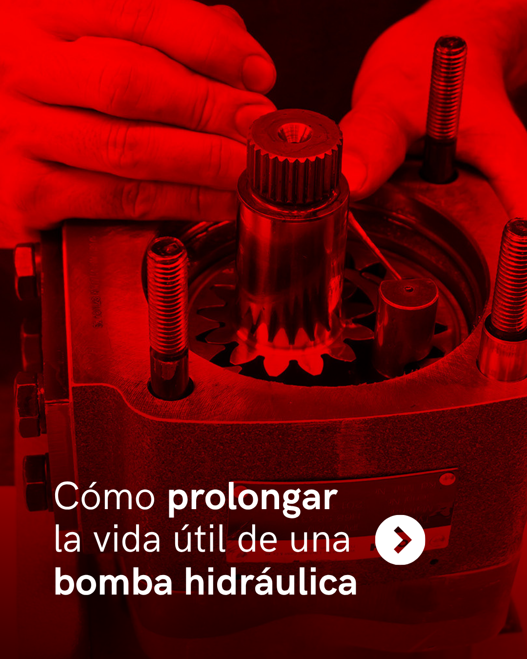 Mantenimiento de bomba hidráulica